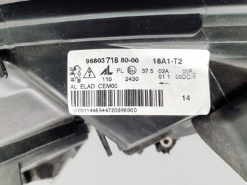 PEUGEOT 308 07-11R PRAVÁ SVĚTLO PŘEDNÍ XENON ORIG EU