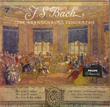 BACH KONCERTY BRANDENBURSKIE 4-6 SACHER LP /149