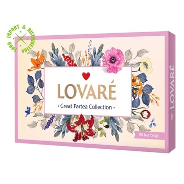 Чайный сервиз Lovare Great Partea 18 вкусов, 90 шт.