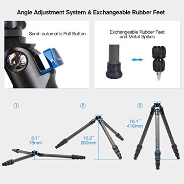 Дорожный штатив SIRUI AM-254 для профессиональной фотографии