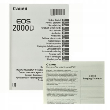 CANON EOS 2000D + стабилизация изображения 18–55 мм IS II