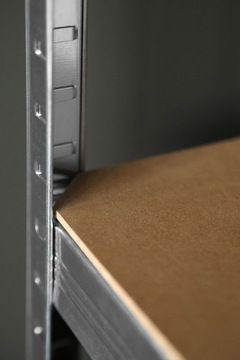 Набор из 2 металлических полок 5 полок 180х90х30см гараж склад подвал оцинкованный