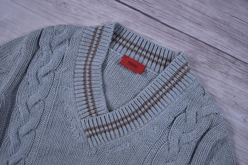 HUGO BOSS Sweter Męski Kardigan Premium Wool / L