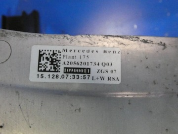 MERCEDES C TŘÍDA W205 PAS PŘEDNÍ VÝZTUHA ČELNÍ