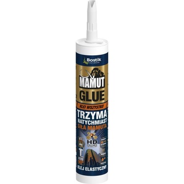 KLEJ MAMUT MONTAŻOWY GLUE BIAŁY MOCNY 290ml BOSTIK