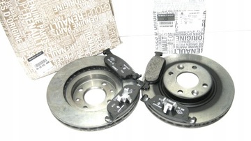 RENAULT TARCZE KLOCKI PRZÓD RENAULT CLIO IV ORYG