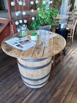 Деревянная катушка, кабельный барабан, рулон, стол, 70 см х 50 см Стиль ЛОФТ