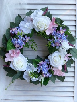 ДВЕРНОЙ ВЕНОК, ЦВЕТОЧНЫЙ ВЕНОК, ПЛЕТЕНЫЙ ВЕНОК