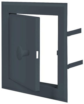 РУЧКА INVISION ДВЕРНАЯ АНТРАЦИТОВАЯ 15x45