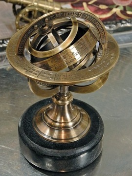 КОЛЬЦО АСТРОЛАБИЙ ЛАТУННЫЙ КАМЕНЬ ПОДАРОК