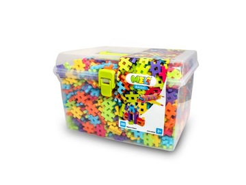 KLOCKI WAFLE KONSTRUKCYJNE MINI MELI BASIC TRAVEL BOX 1000 Polskie 3+