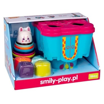 Zamek Króliczka sorter piramidka 83690 Smily Play