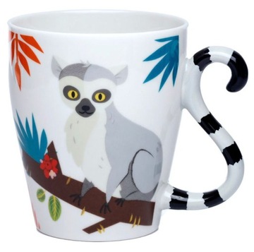 KUBEK LEMUR Z OGONKIEM KUBEK Z OGONEM UCHO