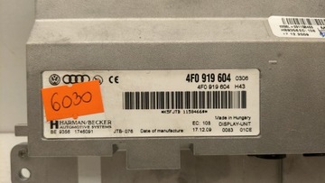 ЭКРАН ДИСПЛЕЯ MMI AUDI A4 B8 A5 Q5 4F0919604
