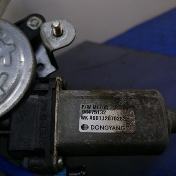 CHEVROLET LACETTI ZVEDÁK OKNO ZADNÍ PRAVÝ 96475132