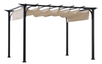 PERGOLA OGRODOWA 2,8x3,6m TARASOWA WIATA PAWILON OGRODOWY ZADASZENIE 58 kg