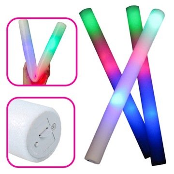 LED BABY LIGHTSABER FOAM BATTLES НАБОР СВЕТЯЩИХСЯ СВЕТОДИОДОВ ИЗ 100 ШТ.