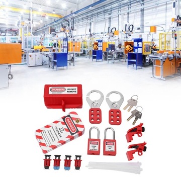 НАБОР ЭЛЕКТРИЧЕСКИХ ЗАМКОВ TAGOUT TAG LOTO HASP