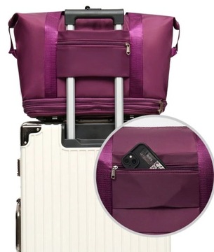 БОЛЬШАЯ ДОРОЖНАЯ СПОРТИВНАЯ СУМКА, СКЛАДНАЯ, РАСШИРЯЕМАЯ НА КОЛЕСАХ, ДЛЯ САМОЛЕТА