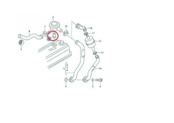 Uszczelnienie odmy odpowietrzenia 1.9tdi 1.9sdi