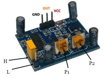 Модуль детектора движения PIR HC-SR501, Arduino