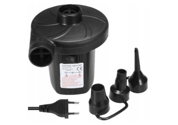 LEŻAK FOTEL DMUCHANY na PLAŻĘ do OGRODU Z PODNÓŻKIEM PUFĄ SOLIDNY + POMPKA