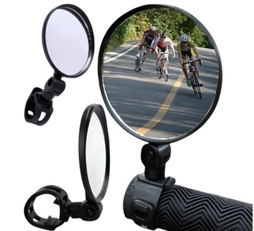 LUSTERKO ROWEROWE DO ROWERU NA KIEROWNICĘ WYPUKŁE OKRĄGŁE