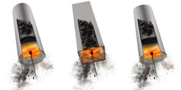 НАБОР HANSA TORNADO 6м МЕХАНИЧЕСКАЯ ЧИСТКА СНИЗА ДЫМОХОДА Ø50 - Ø450мм