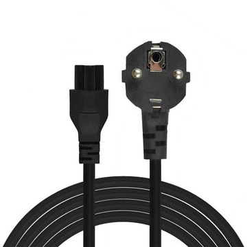SAVIO Kabel zasilający koniczynka, 3m, CL-158