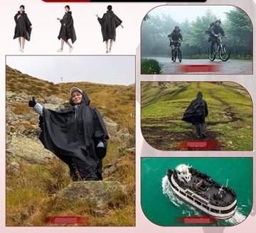 МУЖСКОЙ ЖЕНСКИЙ ПЛАЩ С КАПЮШОНОМ ПОНЧО PONCHO CAPEA