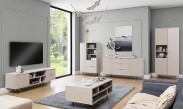 Zestaw mebli do salonu system NUBIA 2 cashmere