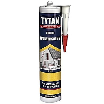 Profesjonalny silikon uniwersalny 280ml szary