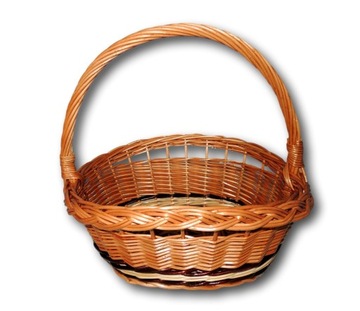 Плетеная ПАСХАЛЬНАЯ КОРЗИНКА на Пасху Подарочная корзина ПАСХА