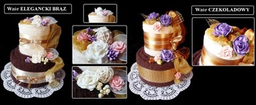 ОРИГИНАЛЬНЫЙ красивый свадебный подарочный торт из полотенца