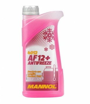 PŁYN DO CHŁODNIC G12+ 1L MANNOL -40 CZEROWNY