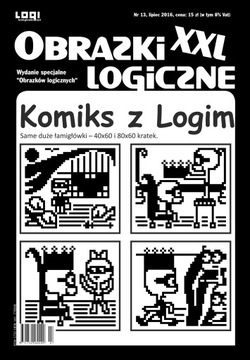 Obrazki logiczne XXL - Komiks z Logim - 13