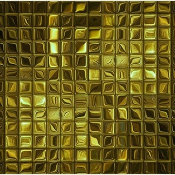 FOTOTAPETA 200x140 +KLEJ, Złote Błyszczące Płytki