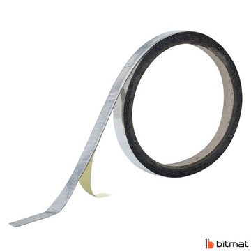 Srebrna Osłona Termiczna Samoprzylepna do 600°C 10 mm x 5 m taśma termiczna