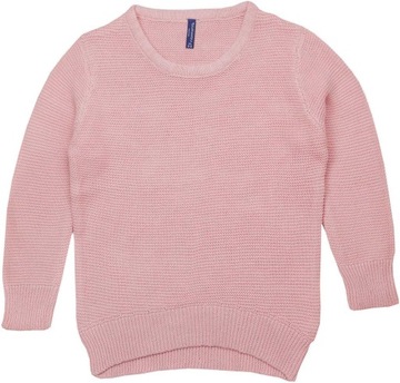 Weekend Dziecięcy Sweter Sweterek Pudrowy Róż Bawełna 176 cm