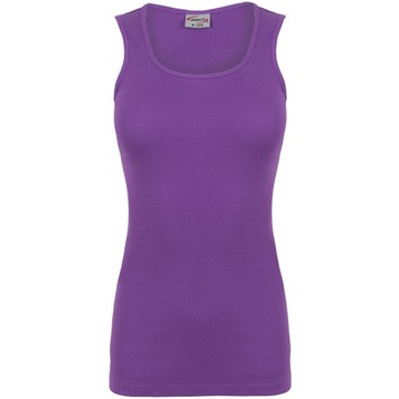 KOSZULKA NA RAMIĄCZKACH TOP BOKSERKA BAWEŁNA M