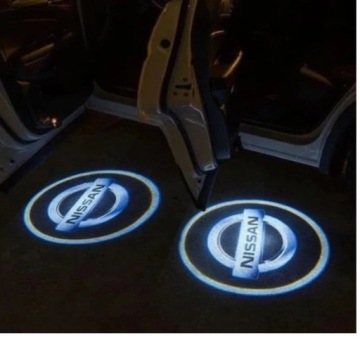 NISSAN 2X LED LOGO WELCOME LIGHT PROJECTOR для GT-R SYLPHY Murano автомобиль