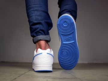buty męskie Nike SKÓRA białe trampki sportowe sneakersy na co dzień