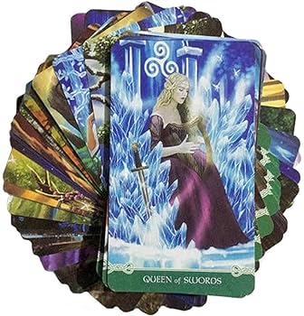 ИГРОВЫЕ КАРТЫ ТАРО НАБОР ГАДАТЕЛЬНЫХ КАРТ УНИВЕРСАЛЬНОЕ КЕЛЬТСКОЕ ТАРО 78 ШТ.