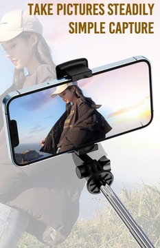 Kij Selfie Stick Statyw na Telefon Uchwyt do Zdjęć