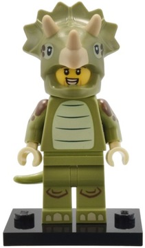 LEGO 71045 25 seria MINIFIGURES MIŁOŚNIK TRICERATOPSÓW TRICERATOPS DINOZAUR