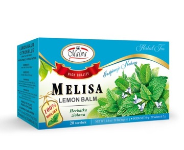 Herbata Ziołowa Melisa 20x2g Malwa