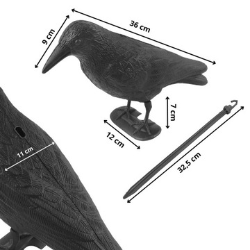 ПЛАСТИКОВЫЙ ВОРОН – ЭФФЕКТИВНЫЙ ОТПУСКАТЕЛЬ ДЛЯ МАЛЕНЬКИХ ПТИЦ