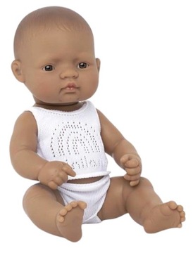 Lalka dziewczynka Hiszpanka 32 cm, z ubrankami w pudełku, idealna