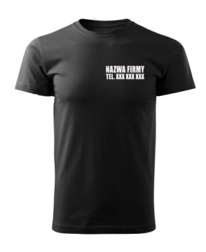 KOSZULKI T-shirt Z WŁASNYM nadrukiem LOGO FIRMY KOSZULKA FIRMOWA REKLAMOWA