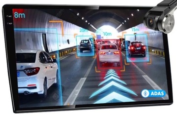 RADIO ANDROID NAWIGACJA 10 CALI 2DIN GPS WIFI CARPLAY BLUETOOTH 4/64GB QLED